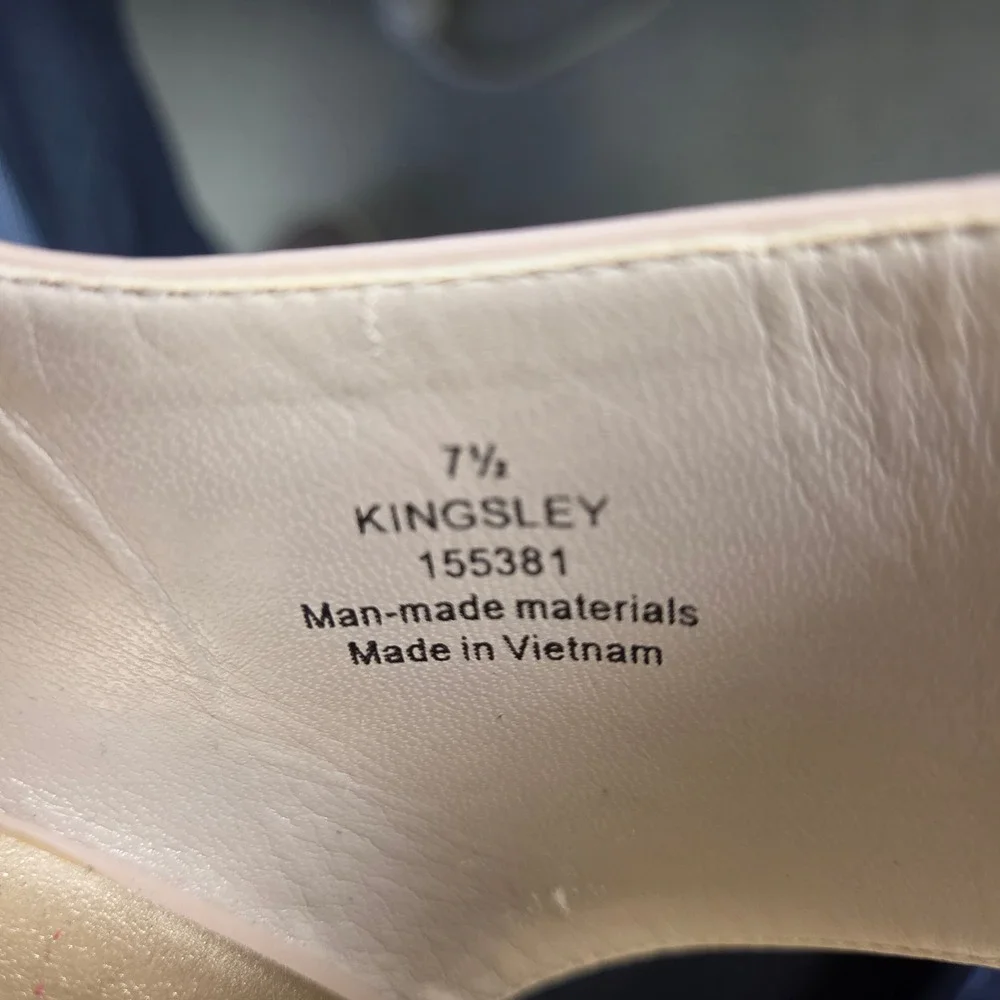 Limelight Kingsley Nude Patent Platform Peep Toe Heels 7.5 155381